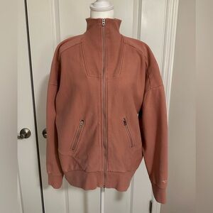 rag & bone Women’s Full Zip Mock Neck Sweatshirt Jacket